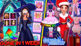 THIS UPDATE LEAVES IN 1 WEEK! DO This QUICK! Winter QUEST & Christmas NEWS | ROBLOX Dress to Impress