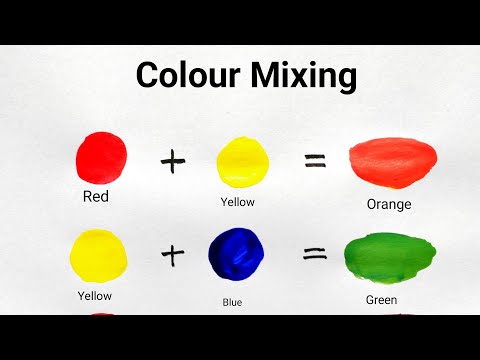 Different colour mixing | Colour Mixing magic idea | Colour Magic easy |Handmade Colour mixing easy