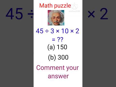 Math puzzle || #math #quizgame #quiz #mathematics #gkquestion