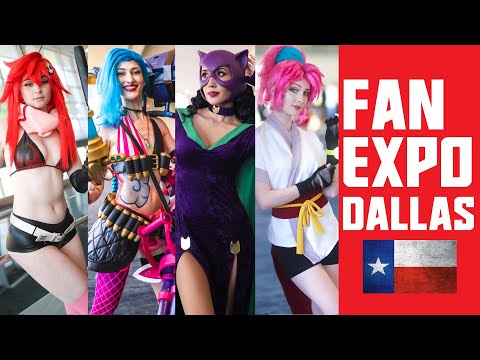 THIS IS FAN EXPO DALLAS TEXAS COMIC CON 2024 BEST COSPLAY MUSIC VIDEO VLOG COSTUMES ANIME EXPO