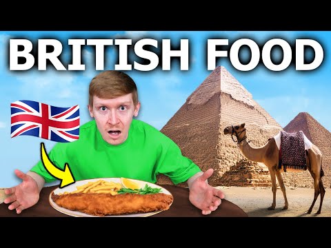 I Tried British Food in EGYPT