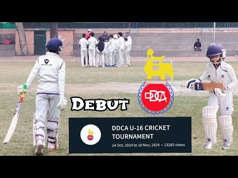 My First DDCA Under 16 League Match 🏏 MCC vs City Gymkhana #cricket #ipl #dailyvlog