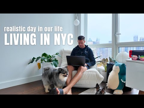 Realistic day in our life in our NYC apartment: Rodri's new job and Chris's best friend visiting