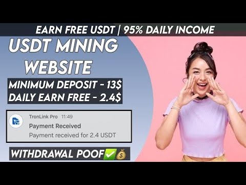 Best Usdt income site Today Lanch#usdt #new #free