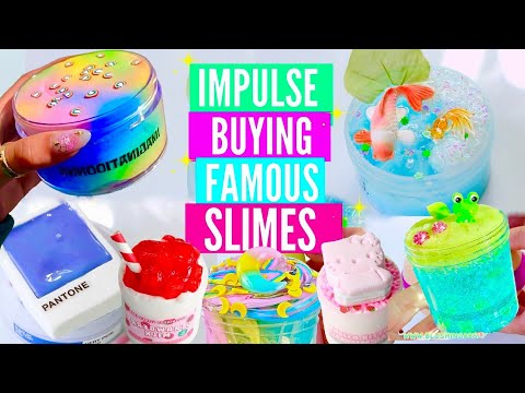 I Impulse Bought Slimes From Famous Slime Shops