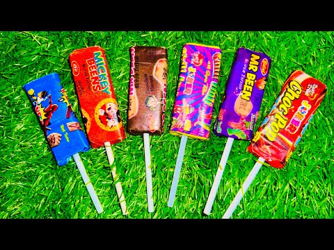 Some popular Candies in the World | New Milk Bottle | mini Cooking | Ice Cream Pop It | Asmr Coca