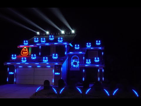 "Bangarang" - Skrillex, 2019 Halloween Light Show