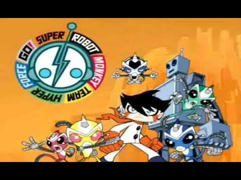 Super Robot Monkey Team Hyperforce Go Intro Opening HD Romanian