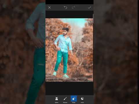 Picsart Orange And Teal Tone Photo Editing 🔥❤️ / Sharma Editz / #shorts