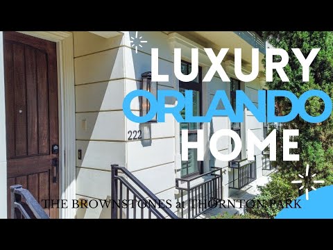 Luxury Orlando Florida Home | THE BROWNSTONES at THORNTON PARK