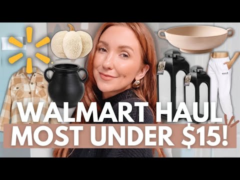 WALMART FALL HAUL *MOST UNDER $15* | Walmart Home Decor | Walmart Fashion | HUGE Walmart Haul