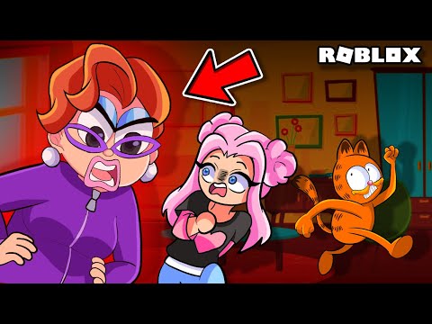 This CRAZY Cat Lady Wants to KIDNAP me! | Roblox | Escape Crazy Cat Lady Obby