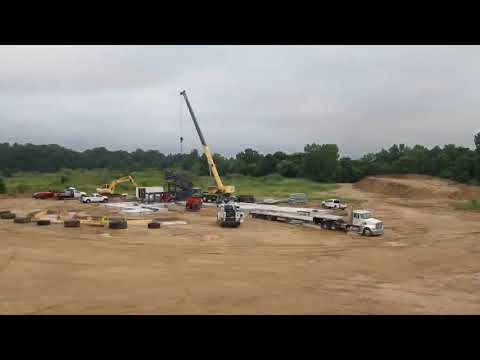 MWS Equipment Wash Plant Installation: Concrete & Sandstorm Installation with Maverick