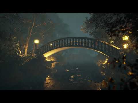 Rain Falling In The Misty Forest | Rain on Forest 8 hours | Rain Sounds & Frog Sounds