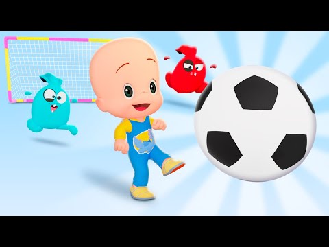 Football with Cuquin and Ghost | Colorful Farm Eggs | Toddlers Learning | Cleo & Cuquin