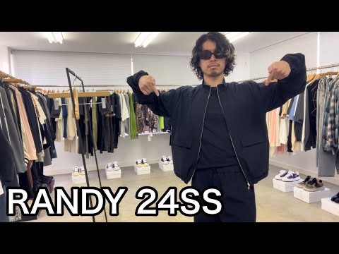 【最速】RANDY 24SS ！スタイリッシュでスポーティなセットアップ！ディテールにはブランドらしさが詰まってます。セットで着るとそのバランス感のよさが伝わります