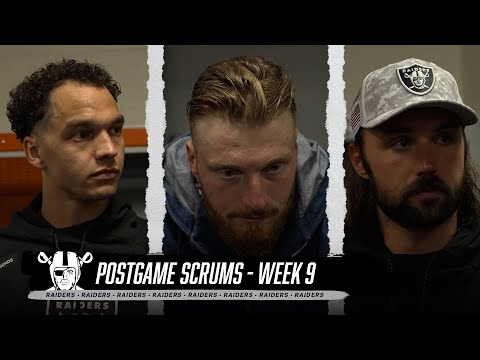 Crosby, Bowers, Ridder, Minshew, Powers-Johnson and Hobbs Postgame Media | Week 9 | NFL