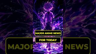 Major Anime News For Today #anime #shorts #manga #naruto #onepiece