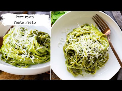 Tallarín Verde – Peruvian Pasta Pesto