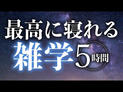 【睡眠導入】最高に寝れる雑学5時間【合成音声】