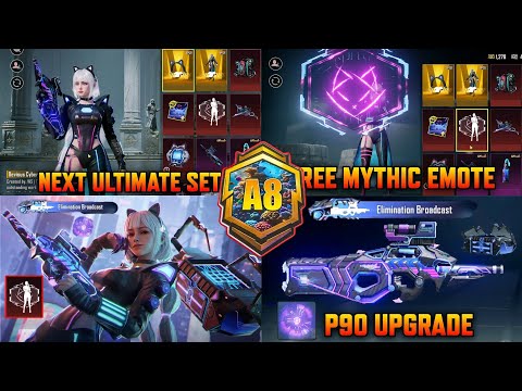 Next Ultimate Set | P90 Upgrade Skin | Devious Cybercat Luckyspin | Free Mythic Emote | Mythic Lobby