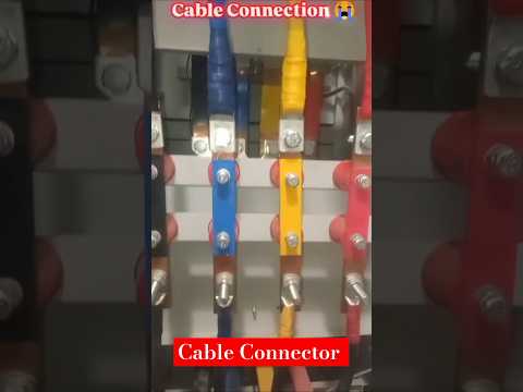 How to install Cable Connection 😭🤠 | Cable Connection Panels #shorts