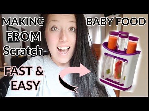 Making Homemade Baby Food| Starting Puree Foods