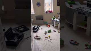 Watch my son’s room clean itself #shorts #speedclean #cleaningmotivation #cleaningvideo