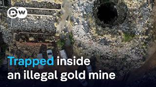 Illegal gold mine in South Africa becomes a deadly trap | DW News