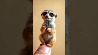 Relax and Watch: The Curious Life of Upright Meerkats! #cute #animals #shorts