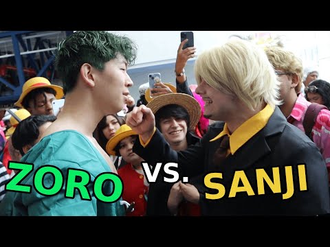 ZORO VS. SANJI || ANIME ROAST BATTLE (ft. @Jefferyzang )