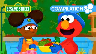 Sesame Street: Elmo's Vegetable Garden | Nature Explorers Compilation