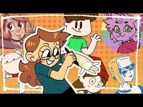 Drawing Myself In Different YouTuber Styles! [part 4]