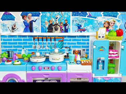 Satisfying with Unboxing Disney Frozen Elsa Kitchen Playset ASMR | Toys Collection Review