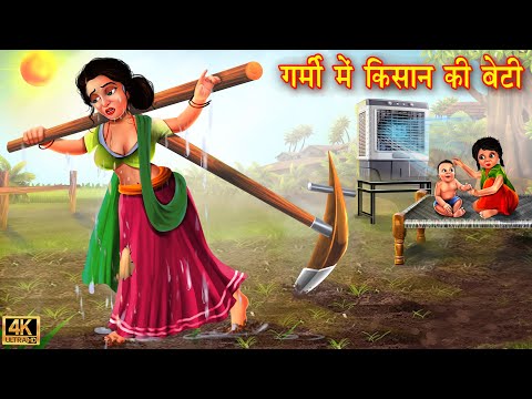 गर्मी में किसान की बेटी | kisan bahu | Hindi Kahani | Moral Stories | Bedtime Stories | Hindi Story