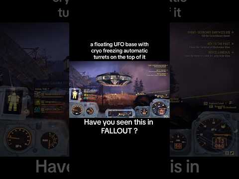 Have you seen this In #FALLOUT ? #melogames #boss #camp #gaming #gamingmoments #ufo #spaceship #fyp