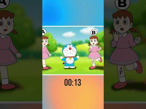 Ai là Shizuka thật? CMT đáp án của bạn nhé  #dovuigiaitri #games #doraemon #dovui #funny #doraimon