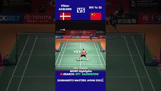 "Viktor AXELSEN" Final of Kumamoto Masters Japan 2023 #viktoraxelsen #kumamotomastersjapan2023