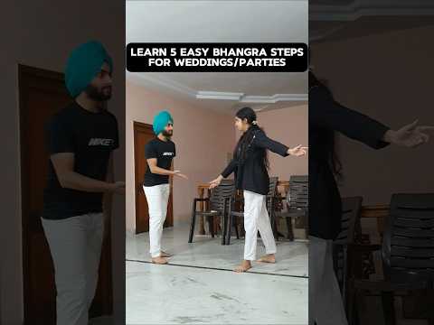 Learn 5 Easy and Basic Bhangra Steps For Weddings | Bhangra With Agam Dua #shorts