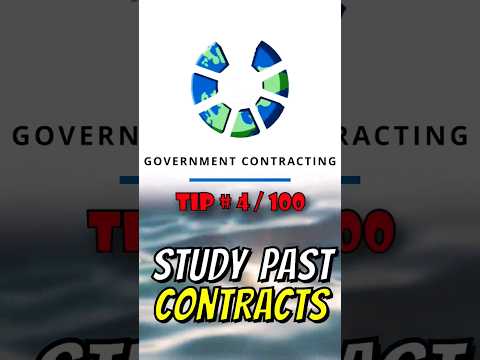 Government Contracting: Study Past Contracts #governmentcontracts #smallbusiness #business #sba