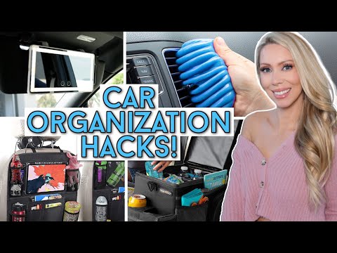 15 *GENIUS* Car Organization Hacks YOU NEED TO KNOW!