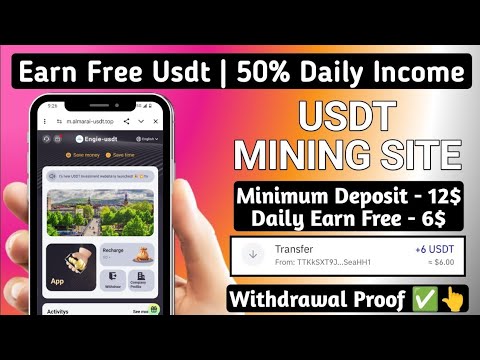 usdt earning website Best earning app income daily  commission daily withdrawal #earnusdt #earntrx