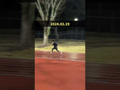 【陸上TR】バスケ二浪男子400mの疾走動態の変容