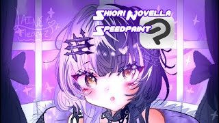 Shiori Novella [SPEEDPAINT]  #shiorinsketch #art #holoadvent #drawing #vtuber #vtuberen #hololive