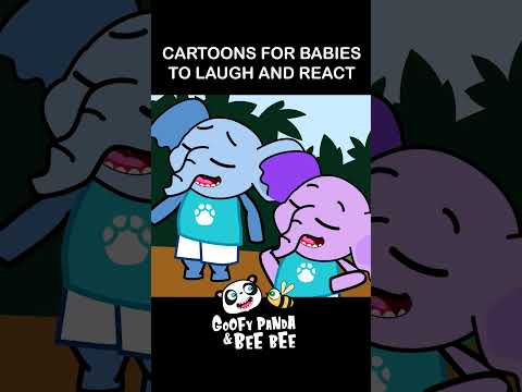 Make your baby laugh with Goofy Panda and Beebee!  #shorts