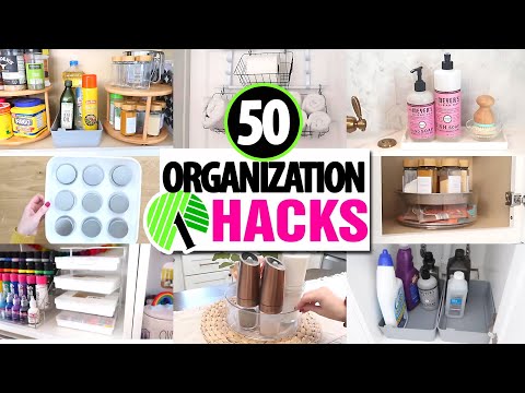 50 *BEST* Dollar Tree Organization HACKS!  EASY ways to get organized in 2024!