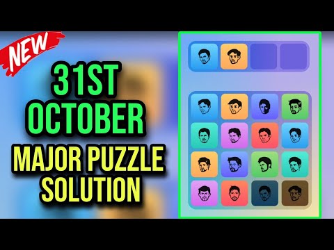 31 October Major puzzle durov Solved Today |Major Daily combo card 31 October |Major Puzzle Solution