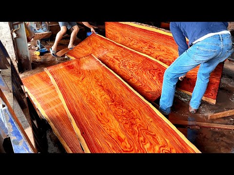 Ancient Wood Reveals Secrets And Timeless Beauty // Wood Cutting Skills