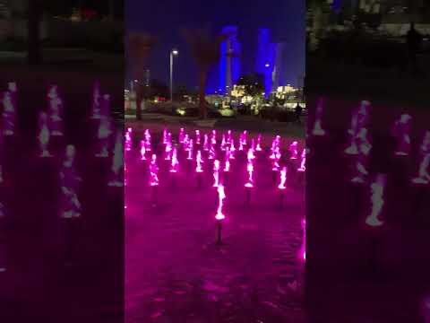 Dancing Water Lusail Boulevard #dohaqatar