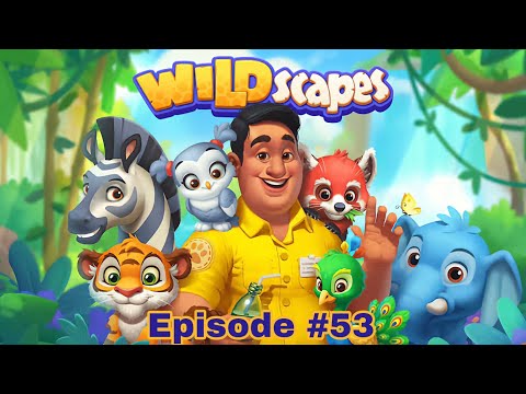 Wildscapes Gameplay Walkthrough (Android, ios) Episode 53. My Gaming Town ☆